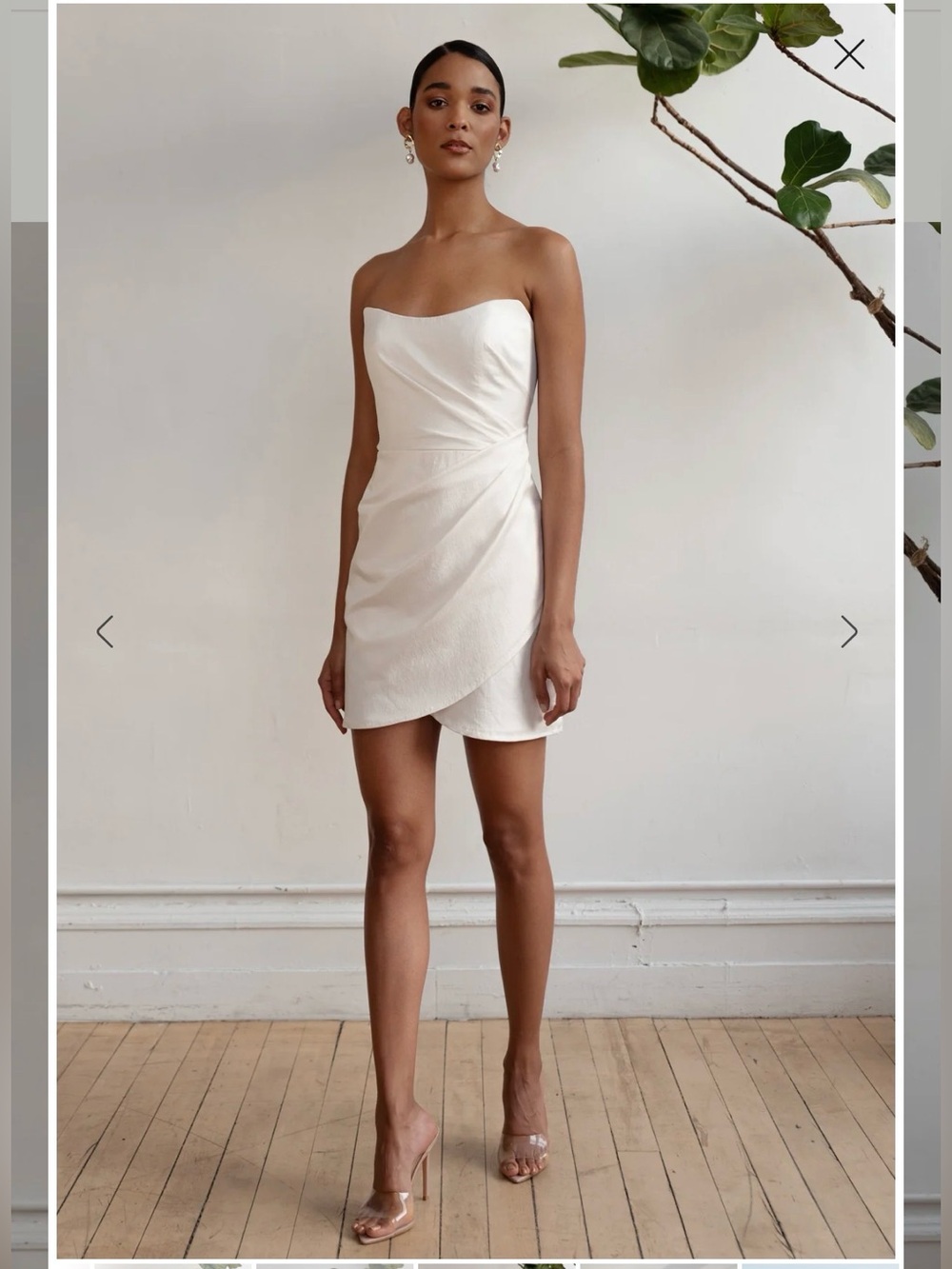 NWT Jenny Yoo Tatiana Dress in Ivory size 2
